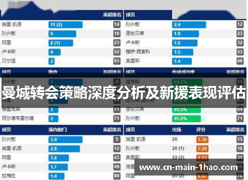 曼城转会策略深度分析及新援表现评估